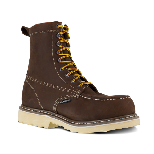 Men's Brown 8 Waterproof Work Boot