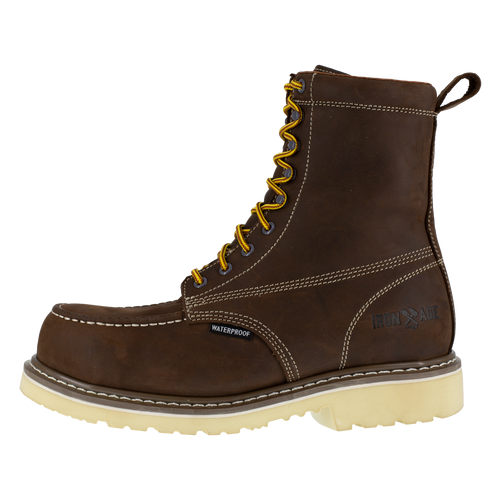 Men's Brown 8 Waterproof Work Boot