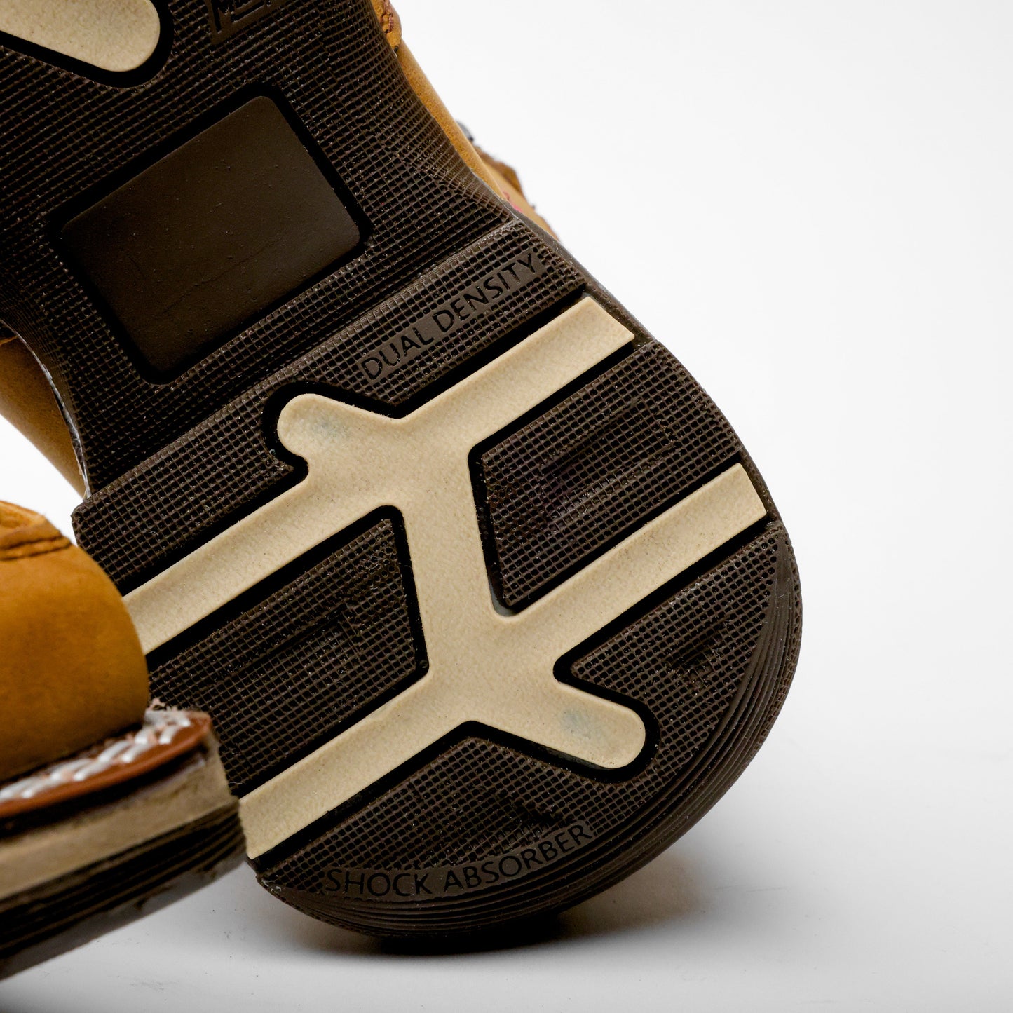 Dusty Honey Basketweave Leather Botin With 3D Lightweight Soles - Square Toe