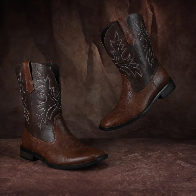 【NewColor】Cowboy Boots For Men