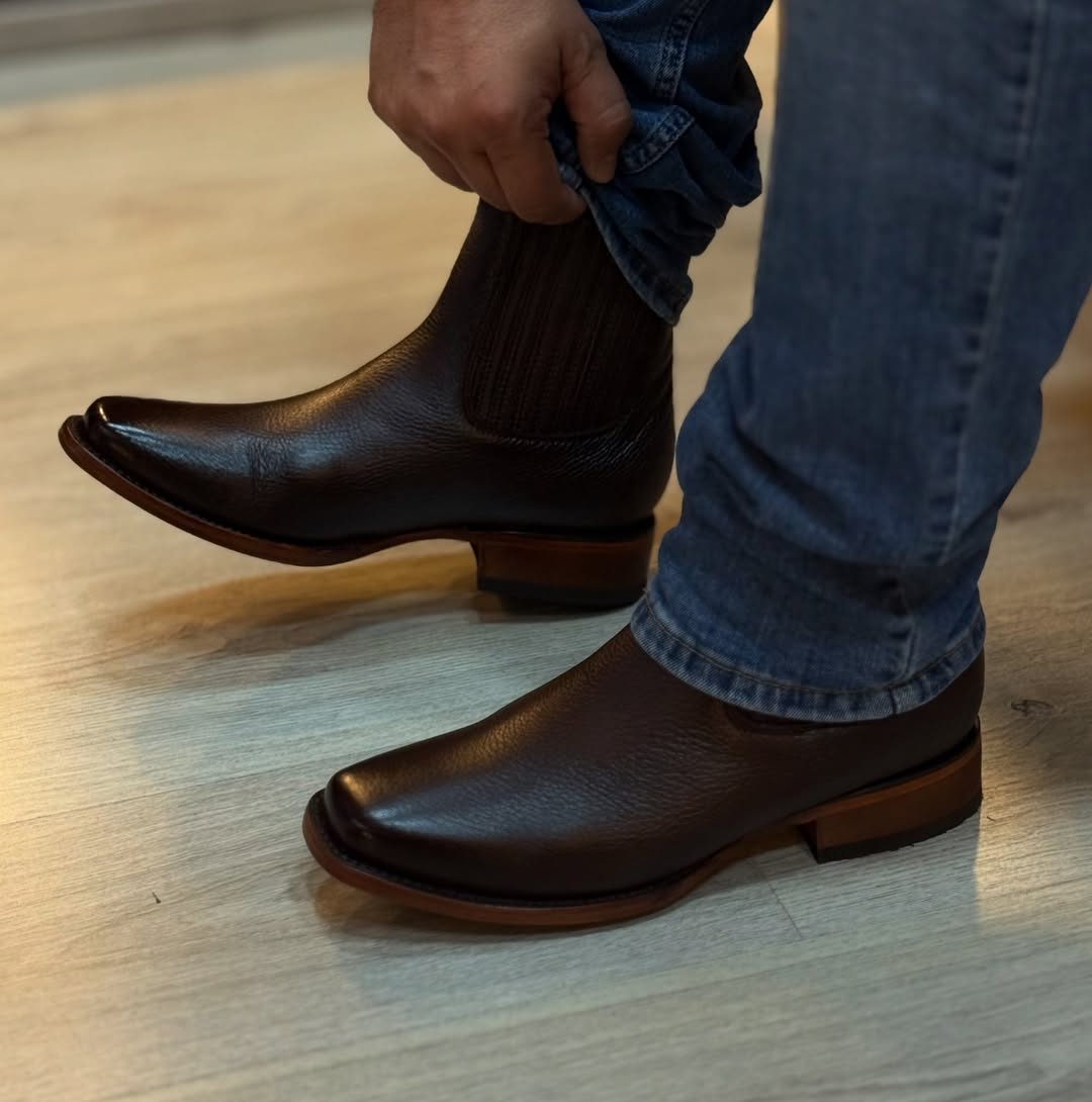 Deerskin Ultra Western Cowboy Boots
