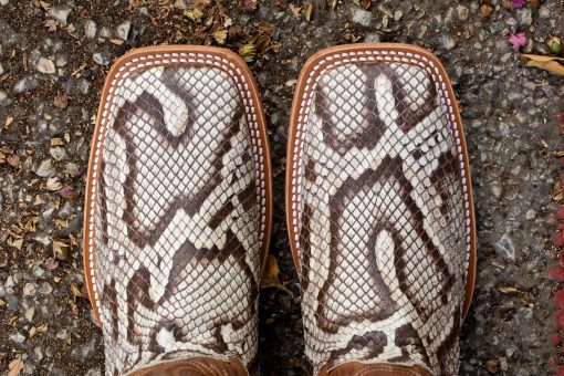 Molurus Matte Natural Square Toe Boots
