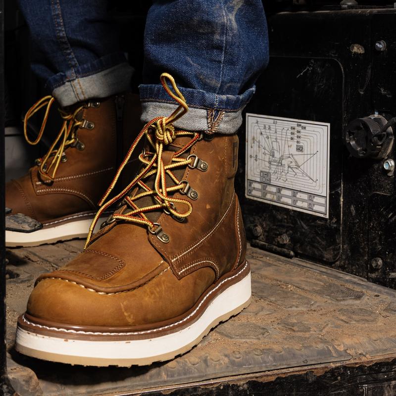 Magnolia Sided Zip Safe Work Boots