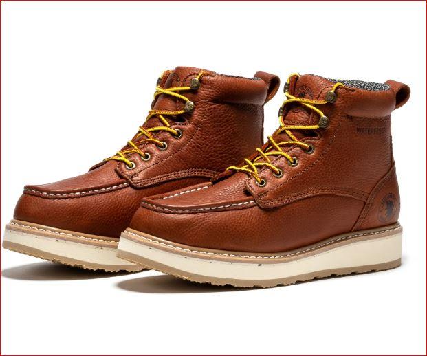 Waterproof Moc Toe Work Boots