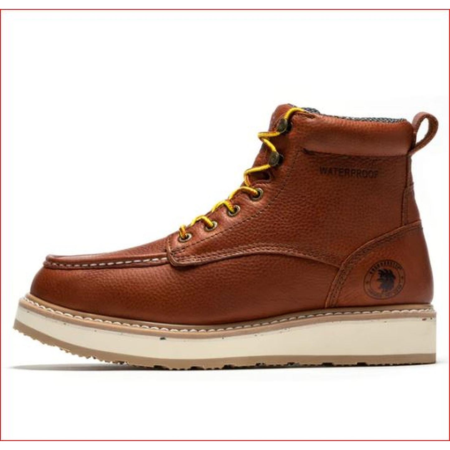 Waterproof Moc Toe Work Boots