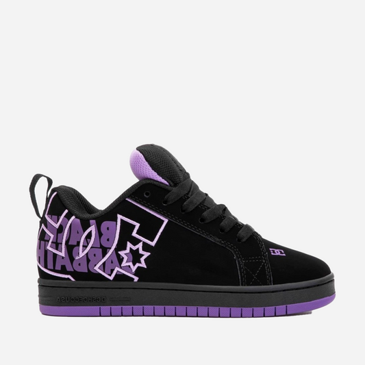 Men's Court Graffik Black Purple Shoes