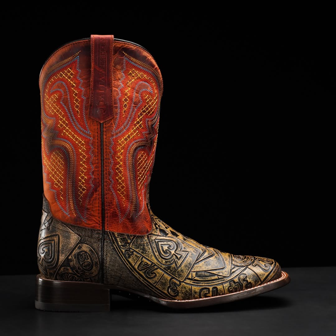 Lucky Gambler Cowboy Boots