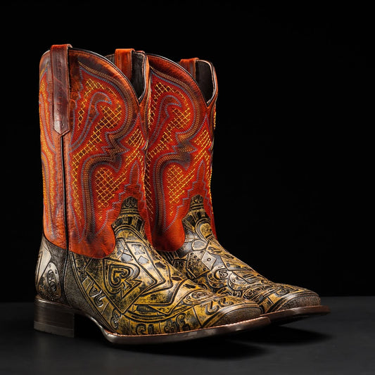 Lucky Gambler Cowboy Boots