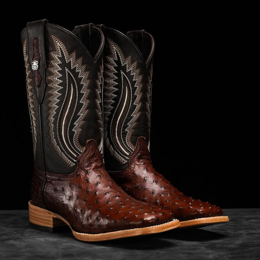 Genuine Ostrich Leather Boots